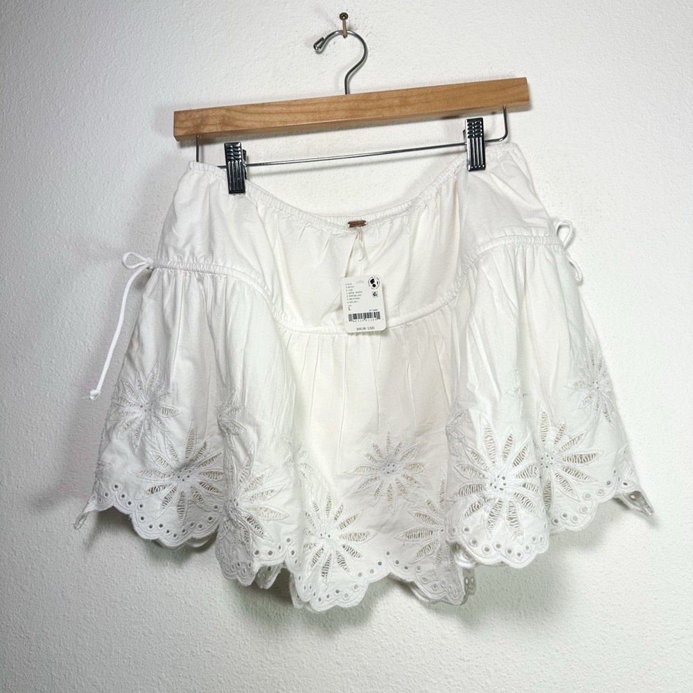 Free People Wildest Dream Mini in White size Large NWT - Picture 9 of 16